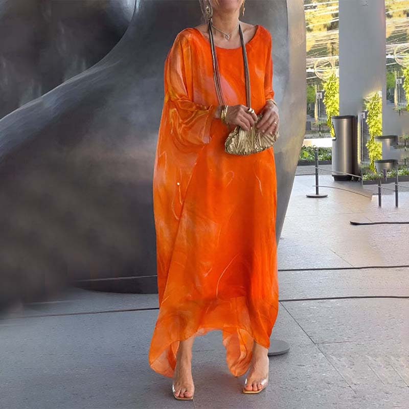 Malena | Vestido Estampado Mármol
