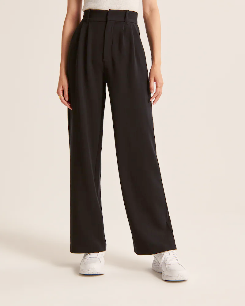 Aura | Pantalones Anchos Negros