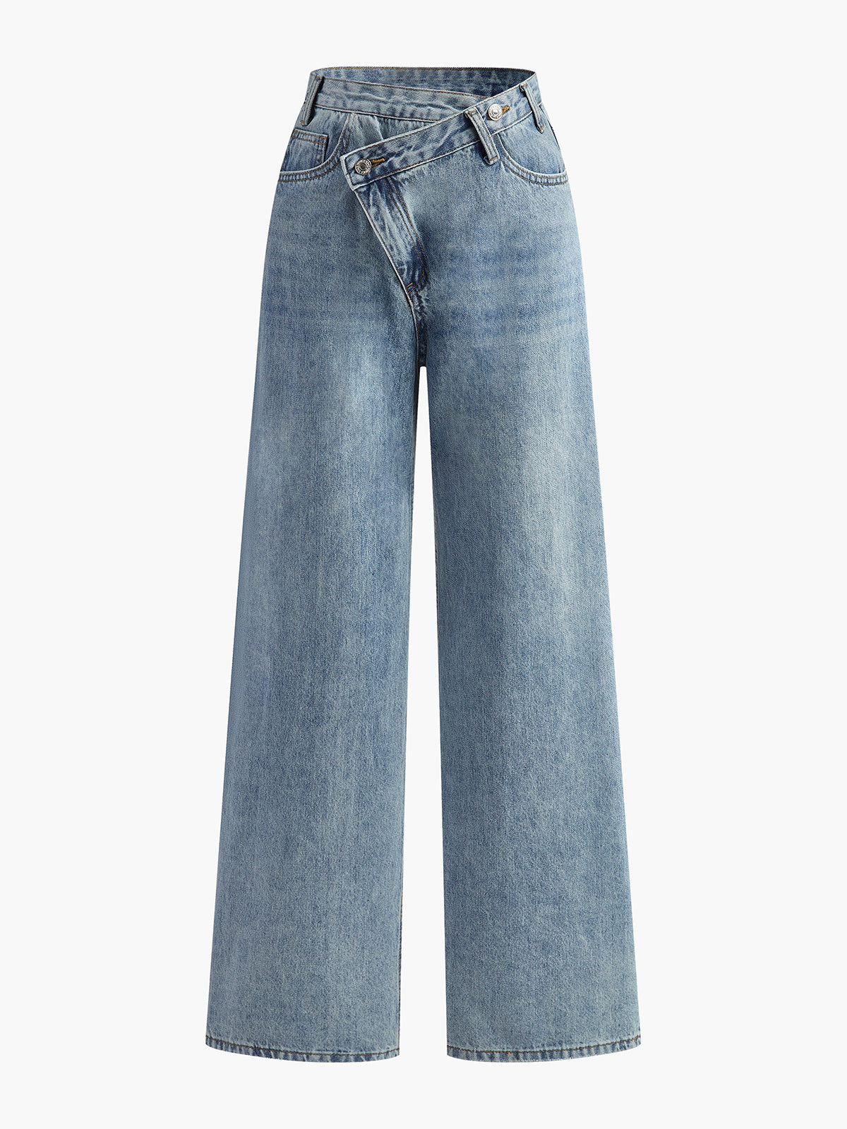 Andrea | Jeans Anchos Asimétricos