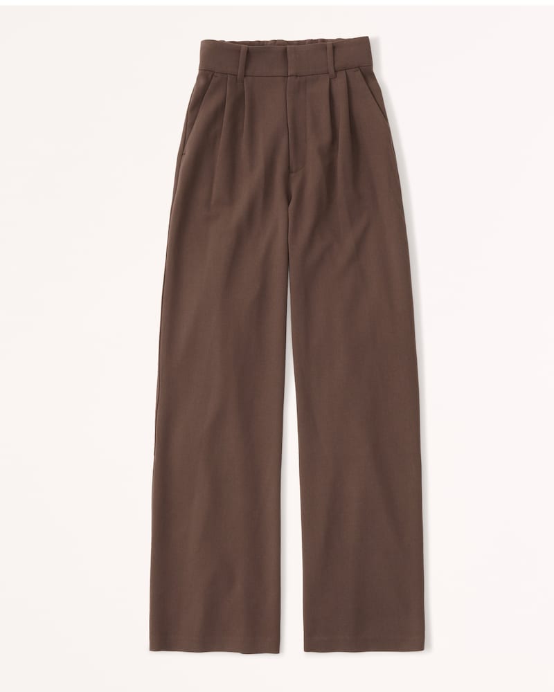 Aura | Pantalones Anchos Moca