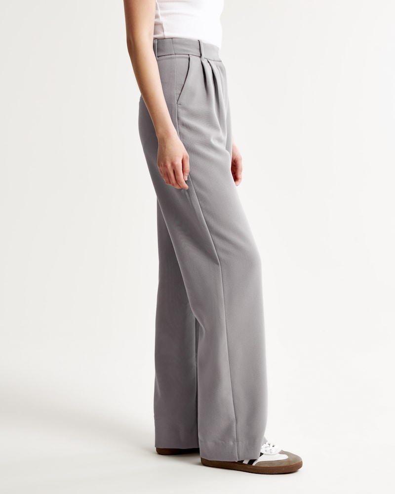Aura | Pantalones Anchos Piedra