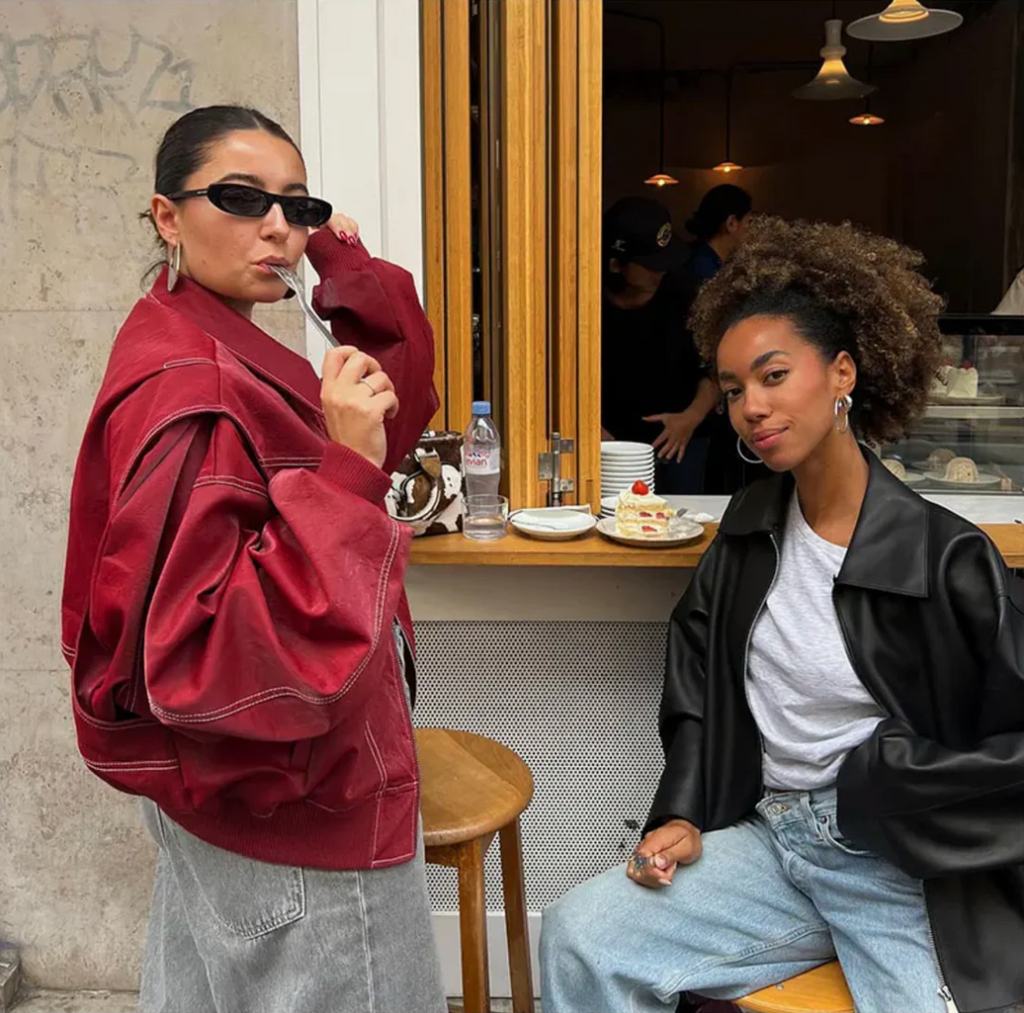 Alexia | Chaqueta de Cuero Oversize