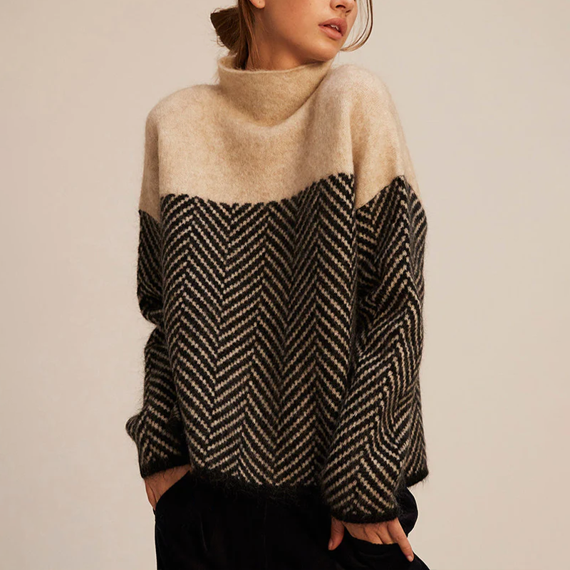 Lourdes | Suave jersey de cuello alto