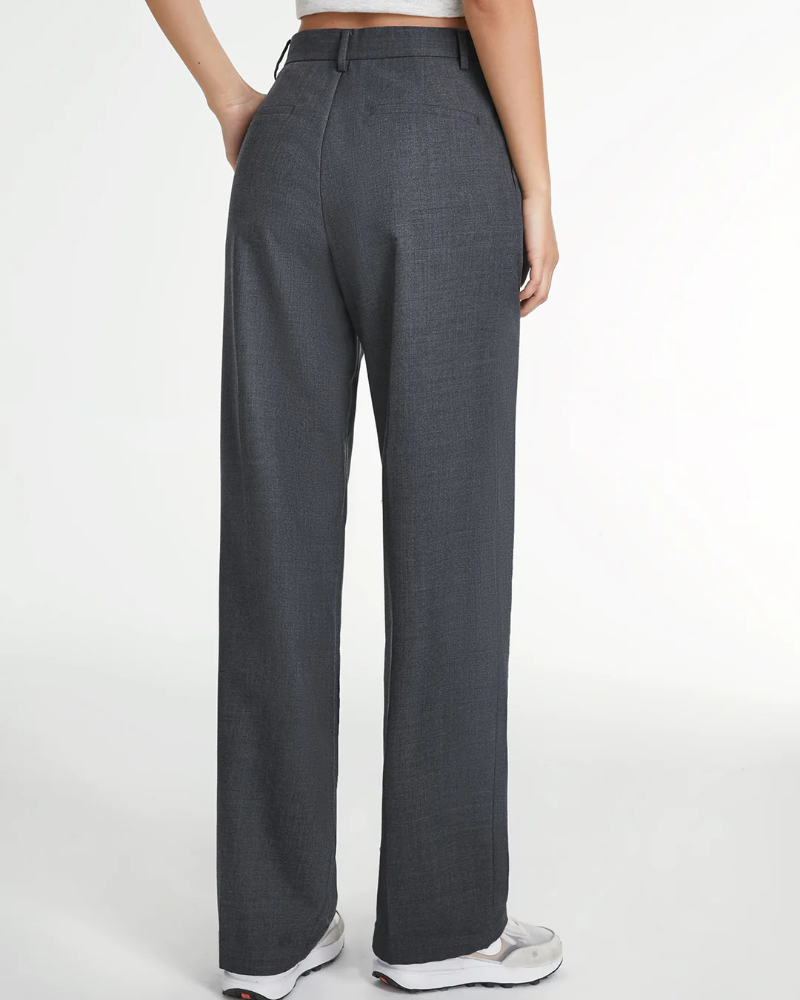 Aura | Pantalones Anchos Pizarra